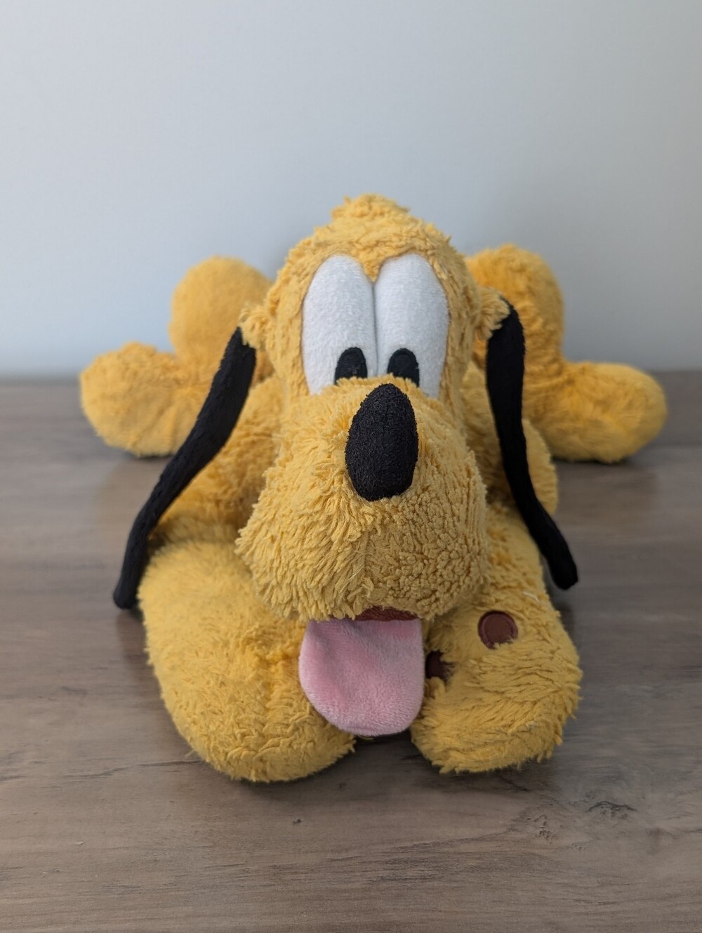 Pluto Plush Laying Down Dog Stuffed Animal Large 16" Disney Store Exclusive